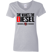 Load image into Gallery viewer, She Wants The Diesel Women&#39;s V-Neck
