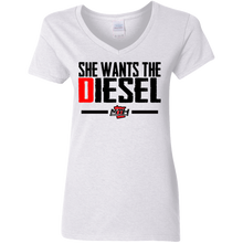 Load image into Gallery viewer, She Wants The Diesel Women&#39;s V-Neck
